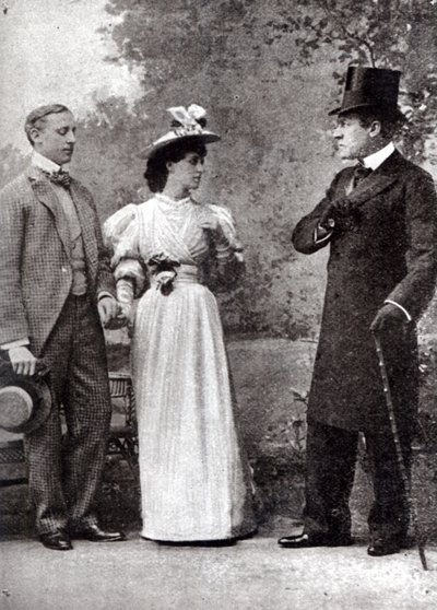 Scene from a Performance of The Importance of Being Earnest by Oscar Wilde at the St. James